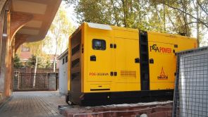 Dieselový generátor PCA POWER pro soukromou nemocnici